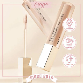 Kem Che Khuyết Điểm Dạng Lỏng Clio Kill Cover Liquid Concealer 7gr dành cho da mụn quầng thâm không đều màu