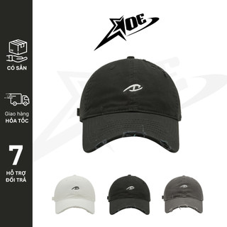 (Có sẵn) AOE STUDIO - Mũ lưỡi trai rách trơn logo CATSSTAC nón lưỡi trai nam nữ cá tính phong cách unisex Hàn Quốc