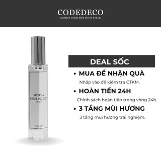 Tinh dầu thơm codedeco matcha chilling day 10ml dạng xịt