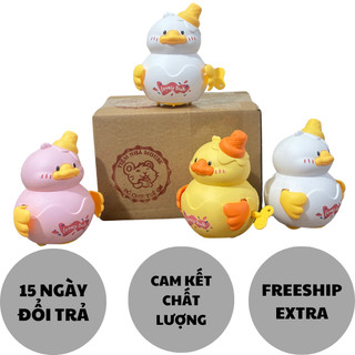 Đồ chơi cót xoáy vịt đáng yêu cho bé, xe cót, cót vặn cực kỳ an toàn, bền bỉ