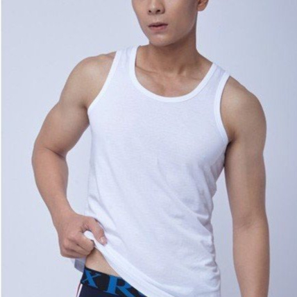 Áo 3 lỗ nam Cotton trắng trơn mặc lót trong sơ mi trung niên LEDATEX dệt kim đông xuân cao cấp