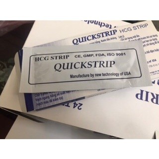 Combo 10 Que thử thai QuickStrip