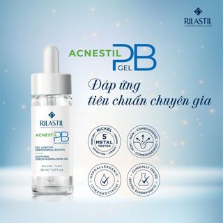serum cấp ẩm dành cho da mụn - rilastil acnestil pb soothing sebum- normalising gel 30ml