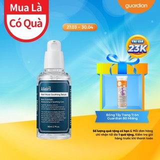 Tinh Chất Dưỡng Ẩm Và Làm Mịn Da Rich Moist Soothing Serum Dear Klairs 80ml