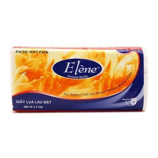 Khăn giấy lụa rút 2 lớp Elene gói 260