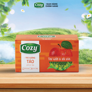 Trà Hương Táo Túi Lọc Cozy Thức Uống Giải Khát Thanh Nhiệt Tươi Mát (25 túi x 2gr)