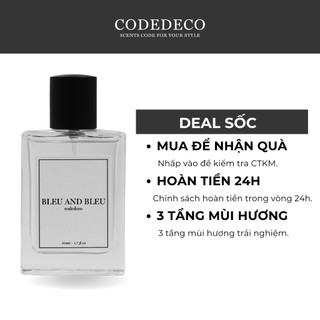 Tinh dầu nước hoa codedeco bleu and bleu 50ml