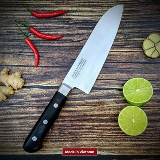 Dao thái đa năng cán gỗ masamoto santoku165 - mk301