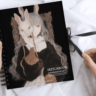   ONG MẶT BỰ  Sổ Vẽ Phiên Bản Basic Đặc Biệt False Appearance- Sổ Phác Thảo Không Kỵ Tẩy - Sketchbook 190gsm 