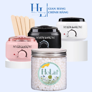 [CHE TÊN] Combo Nồi Nấu Sáp Wax Lông ProWax200 HOLIN WAXING + 100gr Sáp Cao Cấp Tặng Que