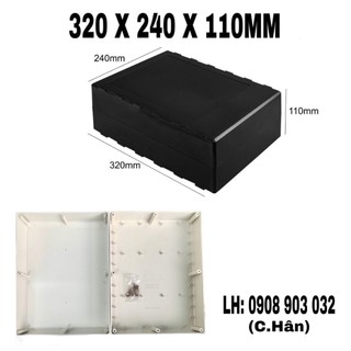 [ GIÁ SIÊU RẺ] Hộp 320x240x110mm tặng kèm ốc vít - Hộp nhựa mạch điện tử.