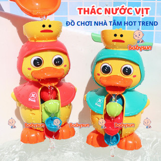 Đồ chơi nhà tắm thác nước vịt, chong chóng vịt hot trend 2024 cho bé chơi khi tắm - Đồ chơi cho bé đi tắm Babysun