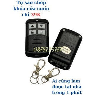 [Có video Hướng dẫn] Điều khiển Remote cửa cuốn mã học 433 Mhz chống nước