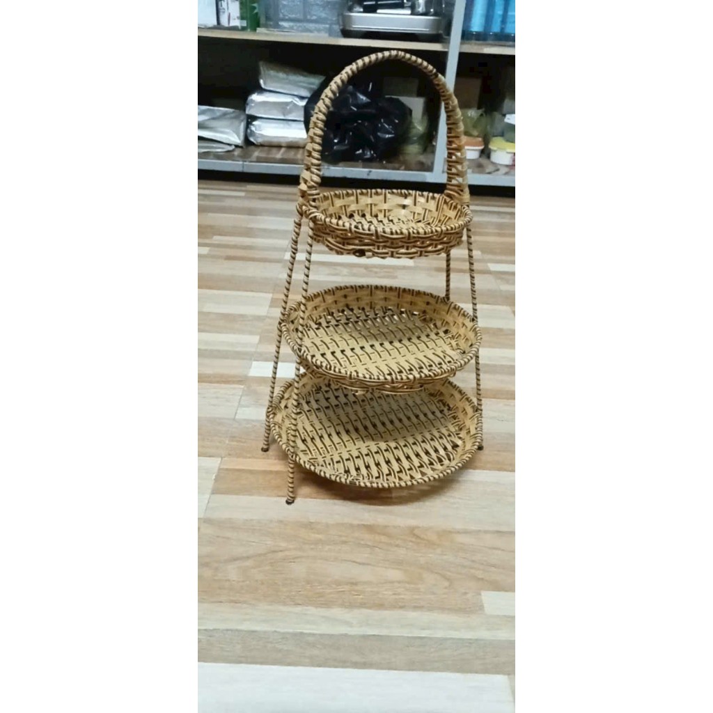 KỆ  LƯỚI NHỰA GIẢ MÂY