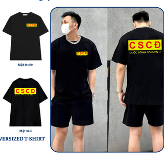 [ Rẻ Vô Địch ] Áo Thun Cuộc Sống Cô Đơn CSCĐ cực chất giá rẻ siêu HOT Mẫu Neww 2024.