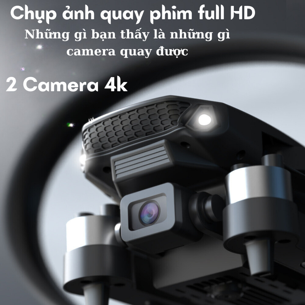 PIycam Mini, Flaycam Giá Rẻ, Máy Bay Không Người Lái E88 Max Camera Kép 4K Full HD Chế Độ Cảm Biến Tránh Va Chạm Tự Động | BigBuy360 - bigbuy360.vn