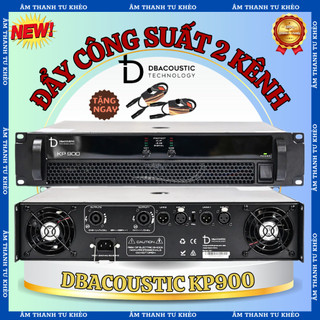 Cục Đẩy Công Suất Dbacoustic KP900 2 Kênh ( 900W/Kênh/8Ohm ) - Mạch Class H Bền Bỉ - Karaoke Gia Đình - Phòng Hát