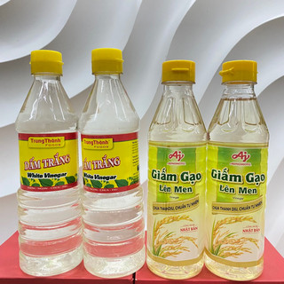 Giấm gạo lên men ajinomoto - dấm gạo trung thành - giấm gạo lên men lisa chai 500ml