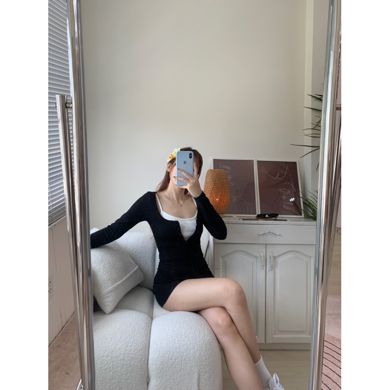 Bộ tay dài đi biển, jumpsuit tay dài cao cấp chất thun gân dày dặn, co giãn ( Form đã chỉnh lại chuẩn size ) | BigBuy360 - bigbuy360.vn