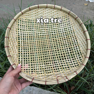 Xịa tre rổ tre cạn nhiều size sản phẩm làm thủ công