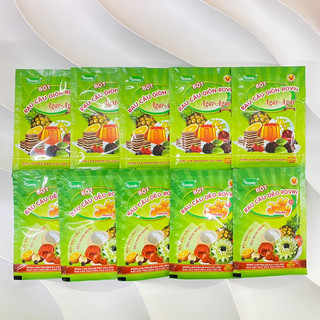 Bột rau câu ROVIN, bột rau câu dẻo Jelly, rau câu giòn Agar làm thạch rau câu dừa, 3D gói 25g