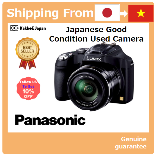 [Máy Ảnh Cũ Nhật Bản] Máy Ảnh Kỹ Thuật Số Panasonic Lumix FZ70 Quang 60X Đen DMC-FZ70-K [Japan Used Camera] Panasonic Digital Camera Lumix FZ70 Optical 60X Black DMC-FZ70-K