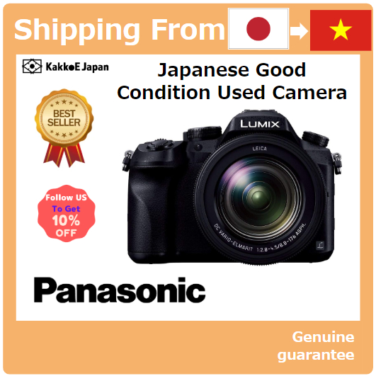 [Máy ảnh đã qua sử dụng của Nhật Bản] Máy ảnh kỹ thuật số Panasonic Lumix FZH1 20,1 triệu điểm ảnh Quang học 20x Đen DMC-FZH1 [Japan Used Camera] Panasonic Digital Camera Lumix FZH1 20.1 million pixels Optical 20x Black DMC-FZH1