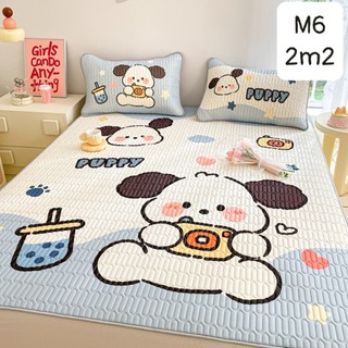 Chiếu điều hòa cao su non 5D Luxury vải lụa Tencel mát cao su non Latex mềm mịn mẫu cho bé