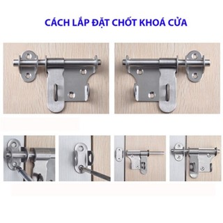 CHỐT GÀI CỬA 100% INOX