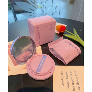 Phấn Nước Cushion Aprilskin Không Lõi Ultra Slim Cushion Airy Powder Slim Fixing Clear Cover