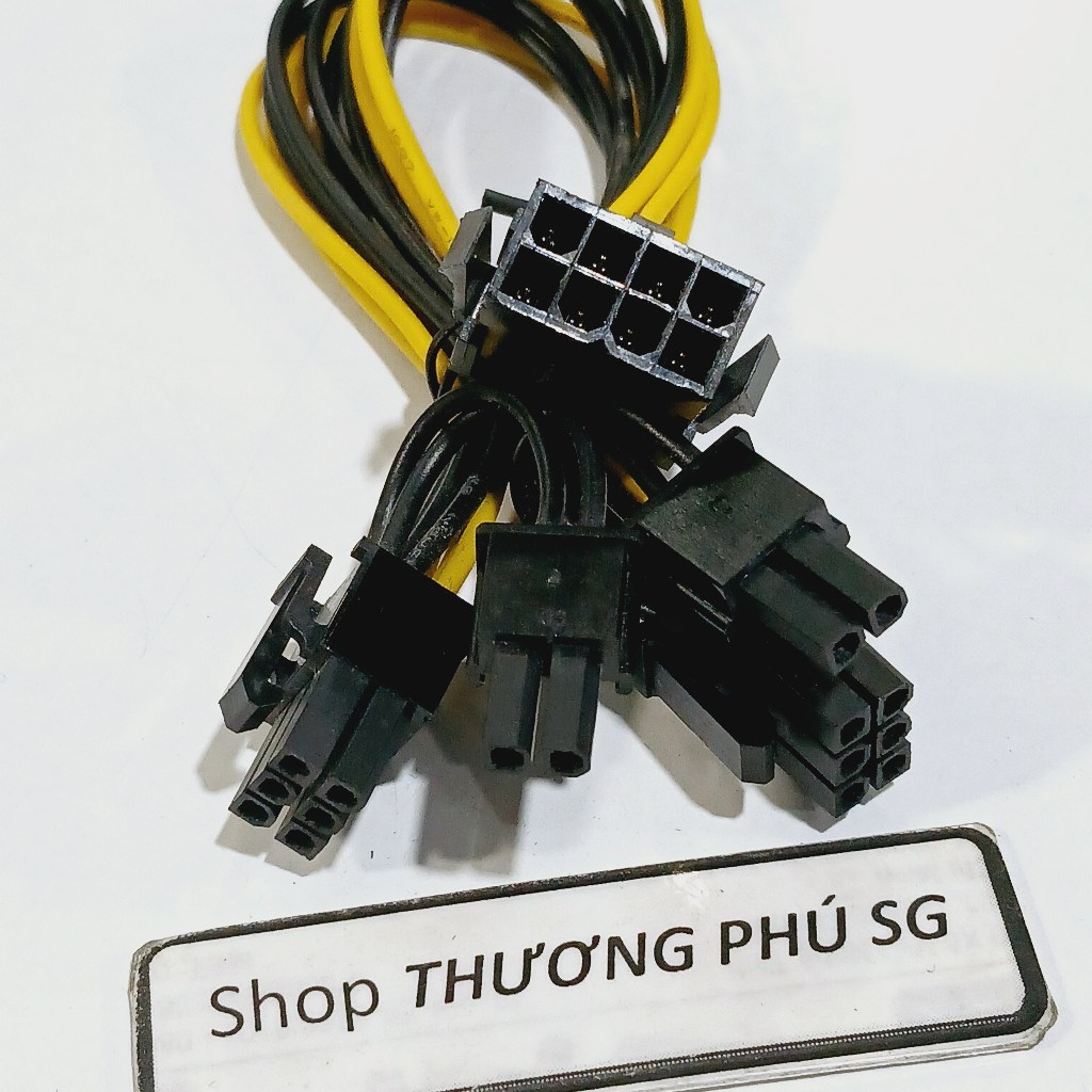 Cáp chuyển nguồn 8 Pin ra 6 Pin (2 đầu 6 Pin) / Chia nguồn 8 Pin 1 ra 2 (6 Pin / 8 Pin) / Nối dài ng