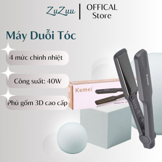 Máy Duỗi Tóc Thẳng Tóc 4 Mức Nhiệt KEMEI Dụng Cụ Tạo Kiểu,Làm Đẹp, Là Thẳng Tóc đẹp LUXE042