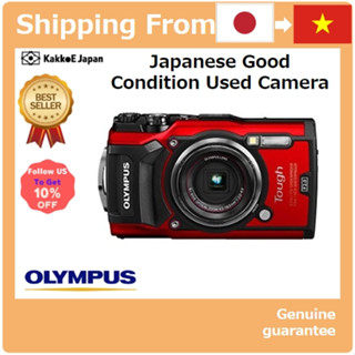 [Máy ảnh đã qua sử dụng tại Nhật Bản] Máy ảnh kỹ thuật số OLYMPUS Tough TG-5 Red 12 Million Pixels CMOS F2.0 15m Chống nước Tải trọng 100kgf GPS + La bàn điện tử & Wi-Fi tích hợp TG-5 RED [Japan Used Camera] OLYMPUS Digital Camera Tough TG-5 Red 12 Millio