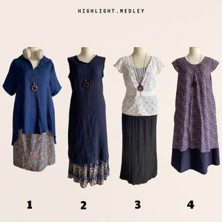 Váy 2hand - vintage - mori girl - fairy core- grunge - secondhand - Giao Hỏa Tốc