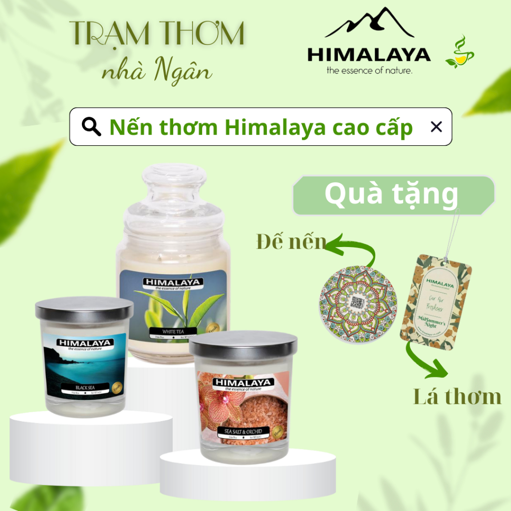 [MUA 1 TẶNG 2] Nến thơm phòng decore trang trí nhà cửa cao cấp Himalaya