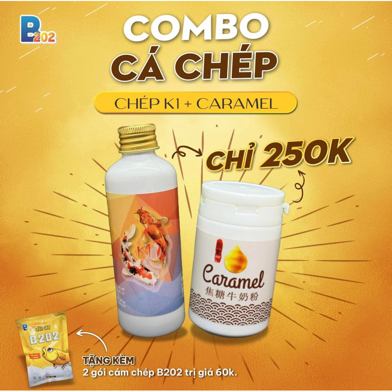 COMBO MỒI CÂU CÁ CHÉP B202