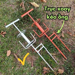 Trục xoay kéo ống phun, tưới nước, dụng cụ hỗ trợ làm vườn hiệu quả, tiện lợi