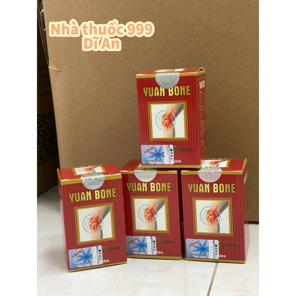 (Combo 10 hộp) Viên uống hỗ trợ xương khớp Yuan Bone hộp 40 viên