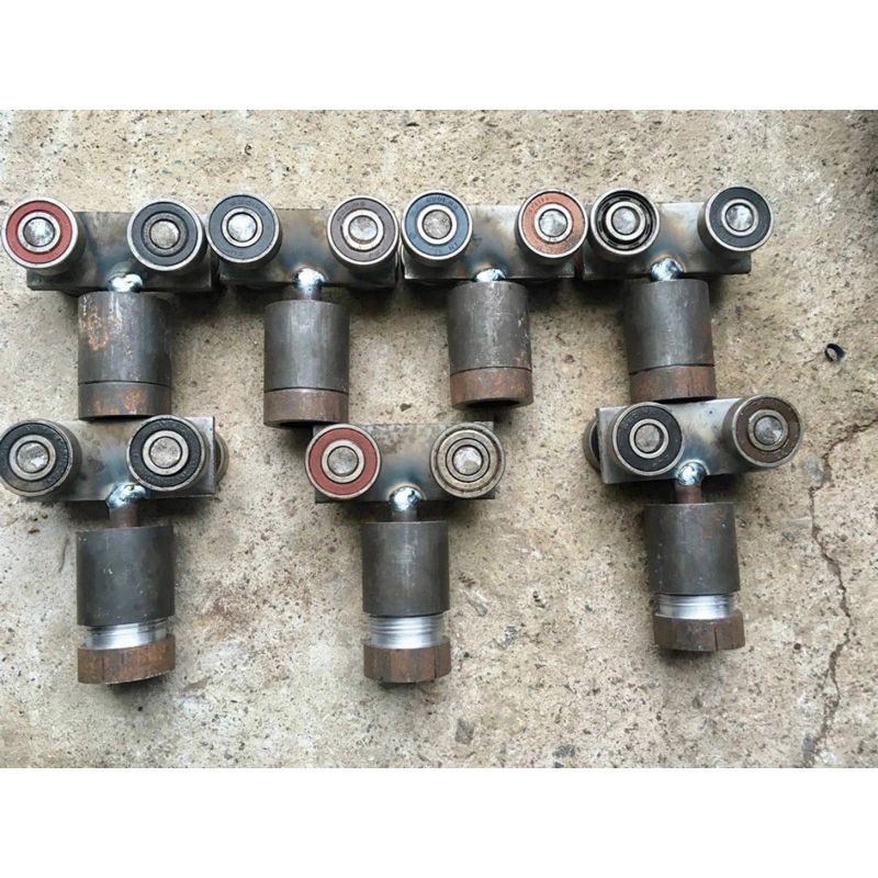 Bi treo xoay cửa xếp 360 độ loại 4 bánh 2 bánh bị treo cửa lùa,Bi treo cửa xếp xoay 360 độ loại 4 bá