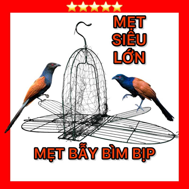 Mẹt Bẫy Bìm Bịp Xếp 2 Mặt Siêu Lớn