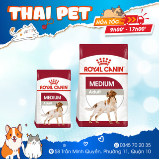 Royal canin medium adult -thức ăn hạt dành cho chó lớn cỡ vừa trên 12 tháng tuổi