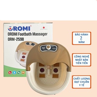 Máy ngâm chân massage oromi orm-259b - bồn mát-xa chân hồng ngoại có sục khí