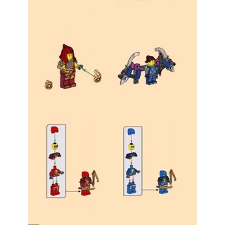 Xếp hình lego nhân vật set 71812