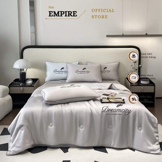 Bộ Chăn Ga Gối Nệm Đệm 4 Món Cotton Lụa Tencel Cao Cấp EMPIRE Bo Chun Drap - Bình Châu Bedding & Decor