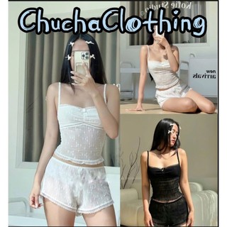 Sét bộ 2 dây mặc nhà chất liệu ren hai lớp gợi cảm cho Nữ - Chuchaclothing