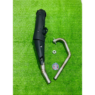 Pô Tăng Giả Zin Móc Ấm Dành Cho Exciter 150 155 Lỗ Thoát 38MM Mẫu Khoét Áo