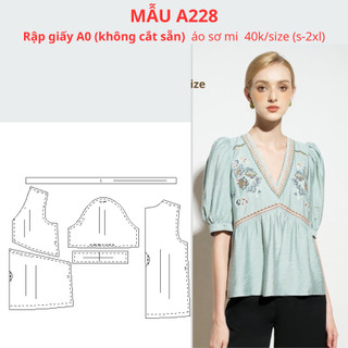 Rập giấy a0 áo a228