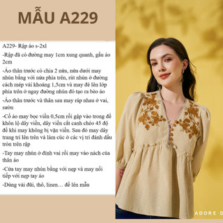 RẬP GIẤY A0 ÁO A229 (KHÔNG PHẢI BÁN QUẦN ÁO)