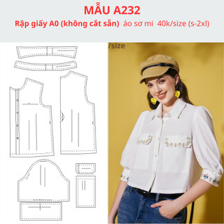 Rập giấy a0 áo a232