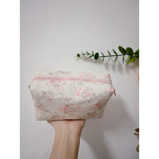 - Túi pouch đựng Mỹ phẩm chần bông handmade